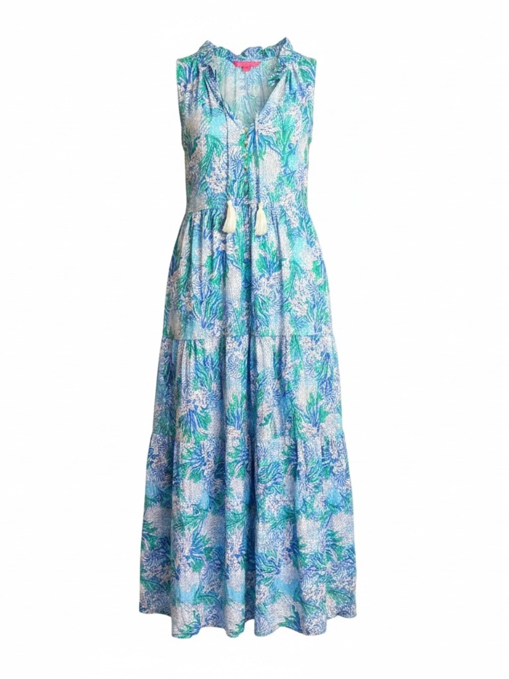 LILLY PULITZER MALONE MAXI DRESS
LAS OLAS AQUA STRONG CURRENT SEA XL - Picture 2 of 14